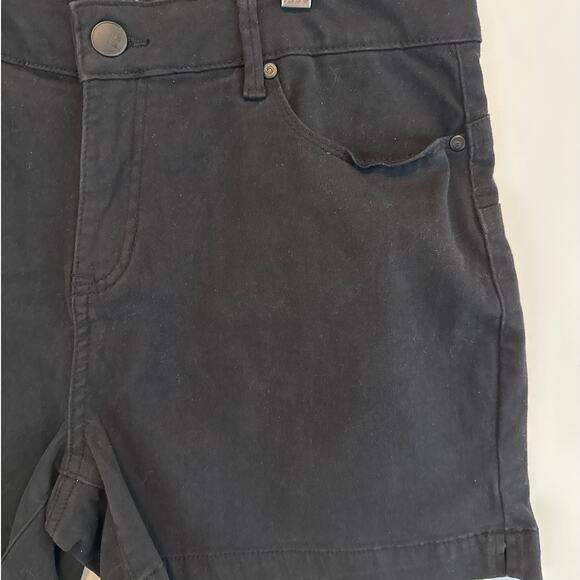 One5One Love My Fit Goddess Fit Cotton Stretch Casual Shorts Black Size 12 / 31 - Picture 6 of 10